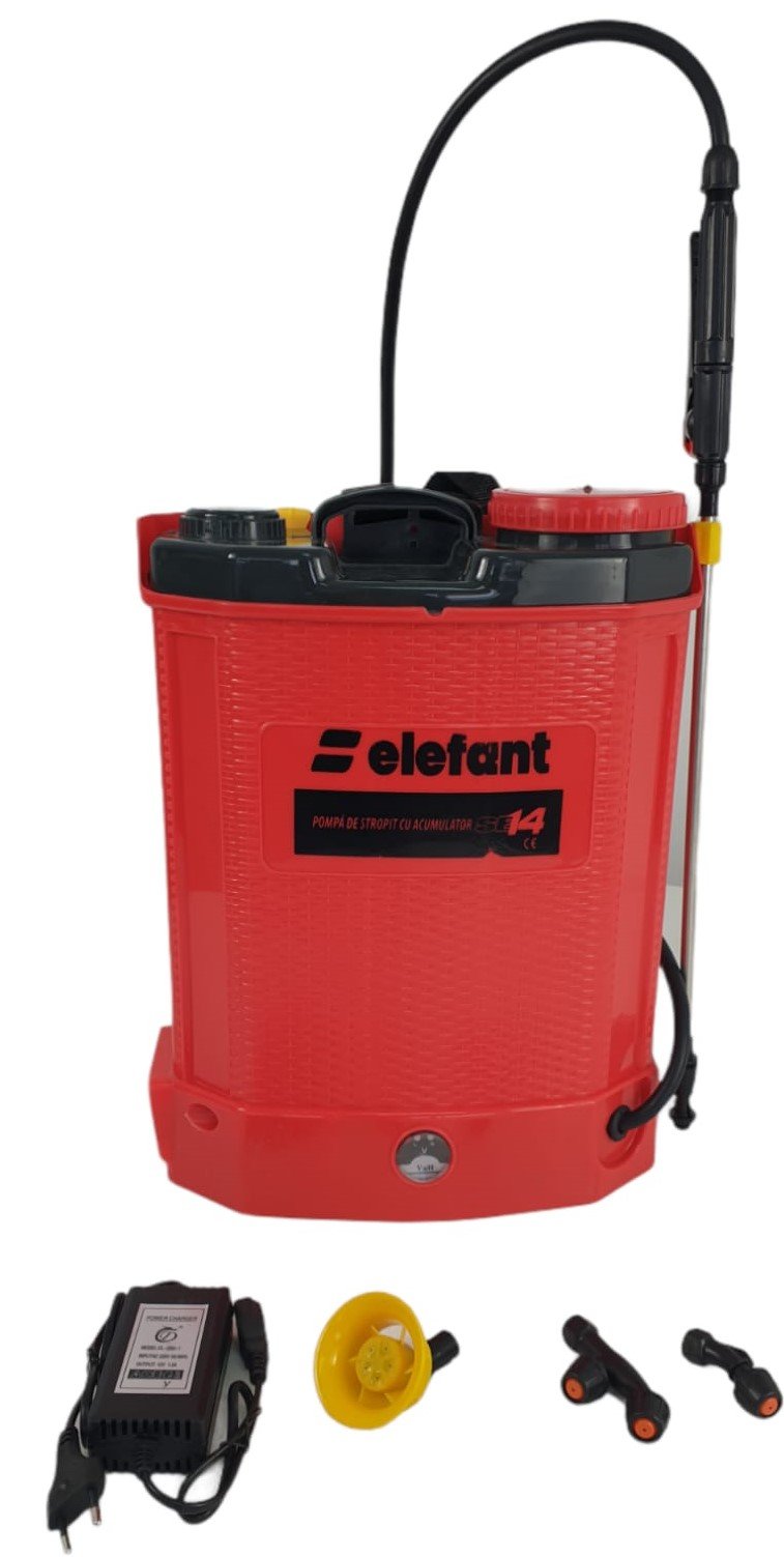 Pompa de stropit cu acumulator (vermorel) ELEFANT SE14L, 14L, tija 80cm