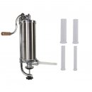 Aparat de facut Carnati Elefant, 2,5 kg, metal/inox, Vertical + 4 palnii, prindere de masa