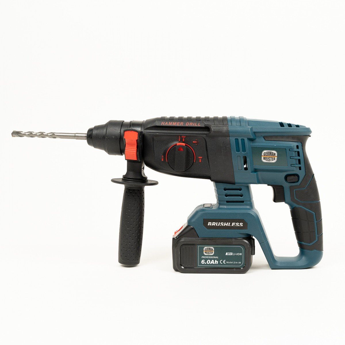 Rotopercutor 36V German Meister cu 2 acumulatori si trusa accesorii