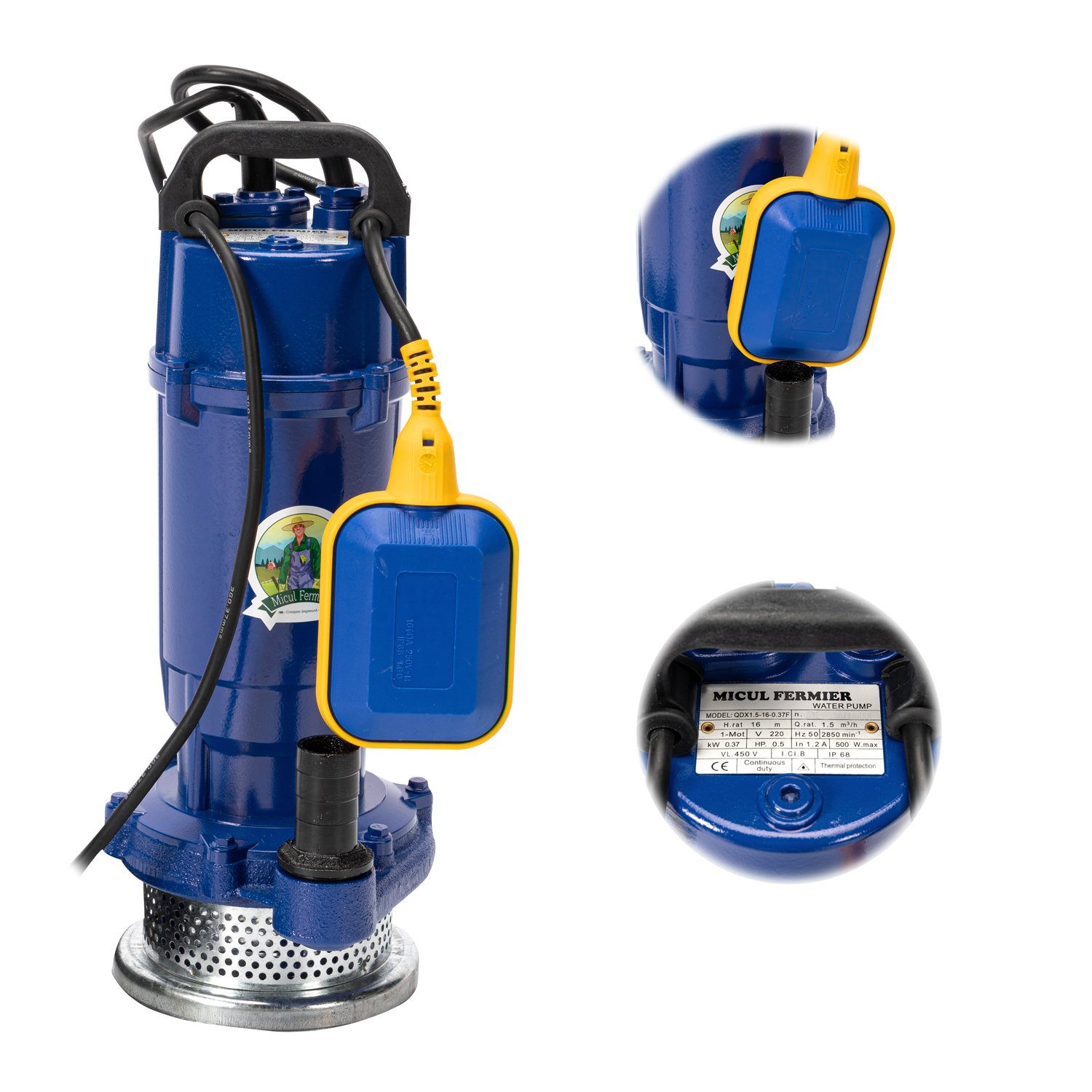 Pompa Submersibila Micul Fermier Qdx16 cu Plutitor