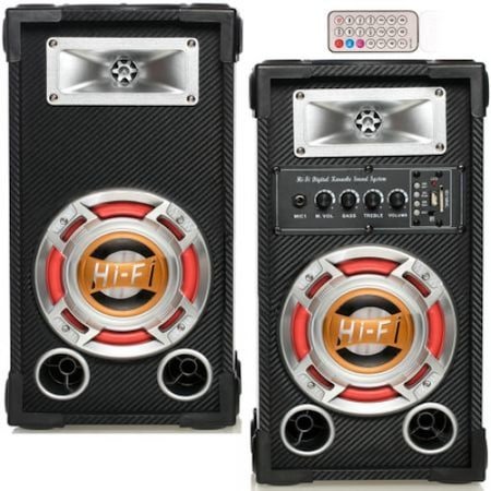 Boxe active Ailiang 601K-DT, 300W, USB, Bluetooth, SD, FM, AUX, Karaoke, Telecomanda