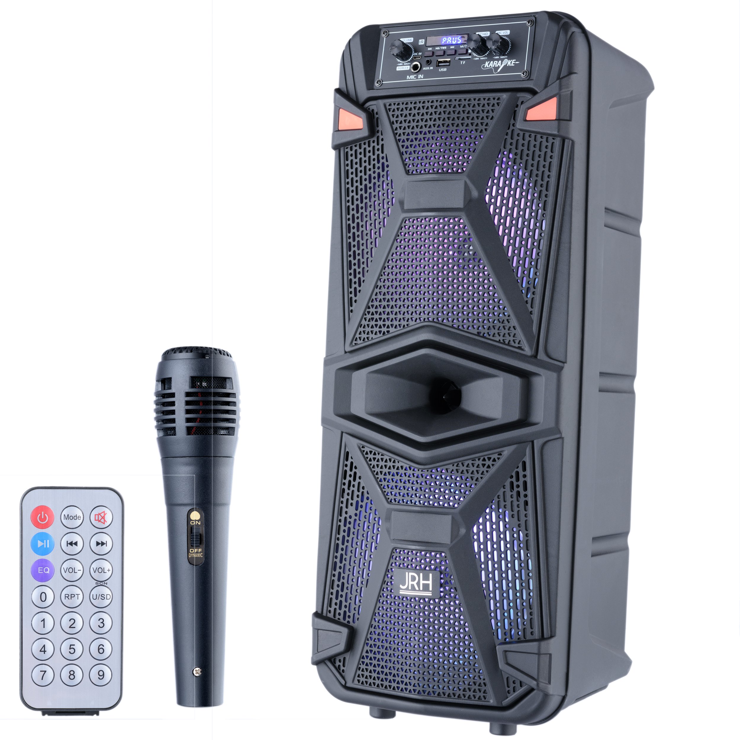 Boxa activa jrh A2801 3000W bluetooth Microphone telecomanda