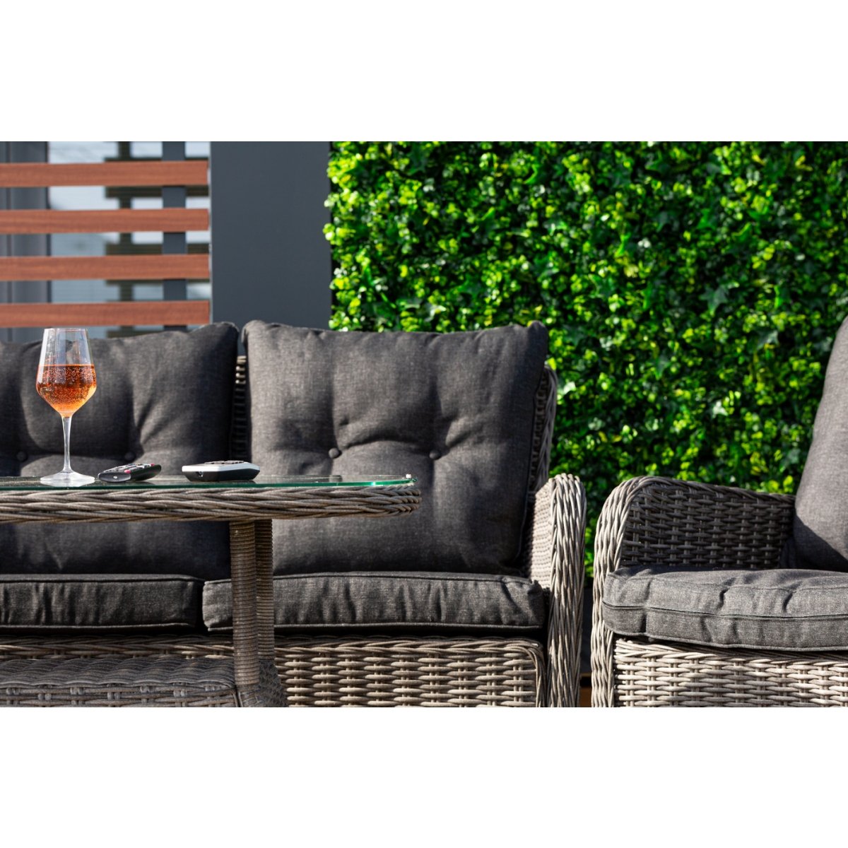 Set mobilier premium de terasa, Ruby, ratan sintetic