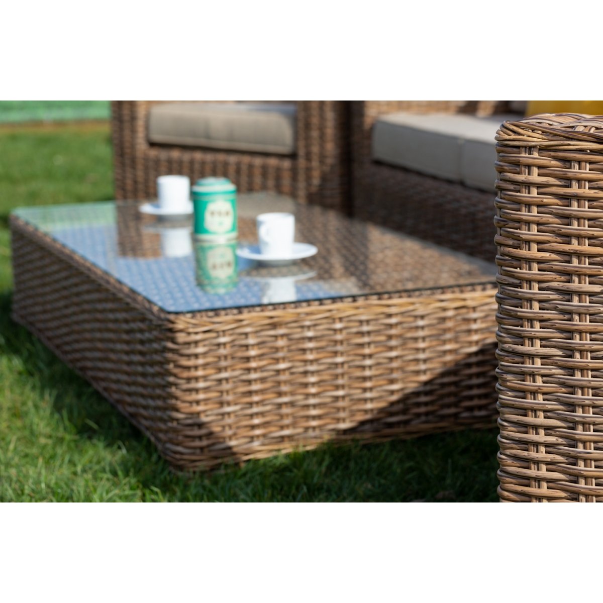 Set mobilier premium de terasa, King 2, ratan sintetic