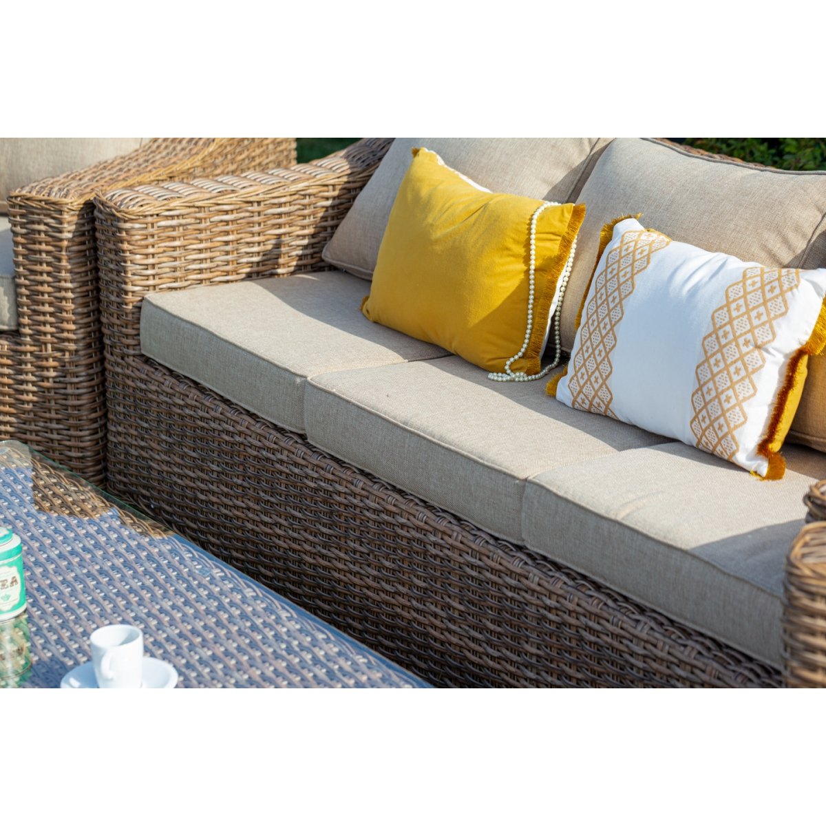 Set mobilier premium de terasa, King 2, ratan sintetic