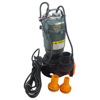 Pompa submersibila apa murdara, cu plutitor, fara tocator, DDT Profesional, WQD10, 1100 W