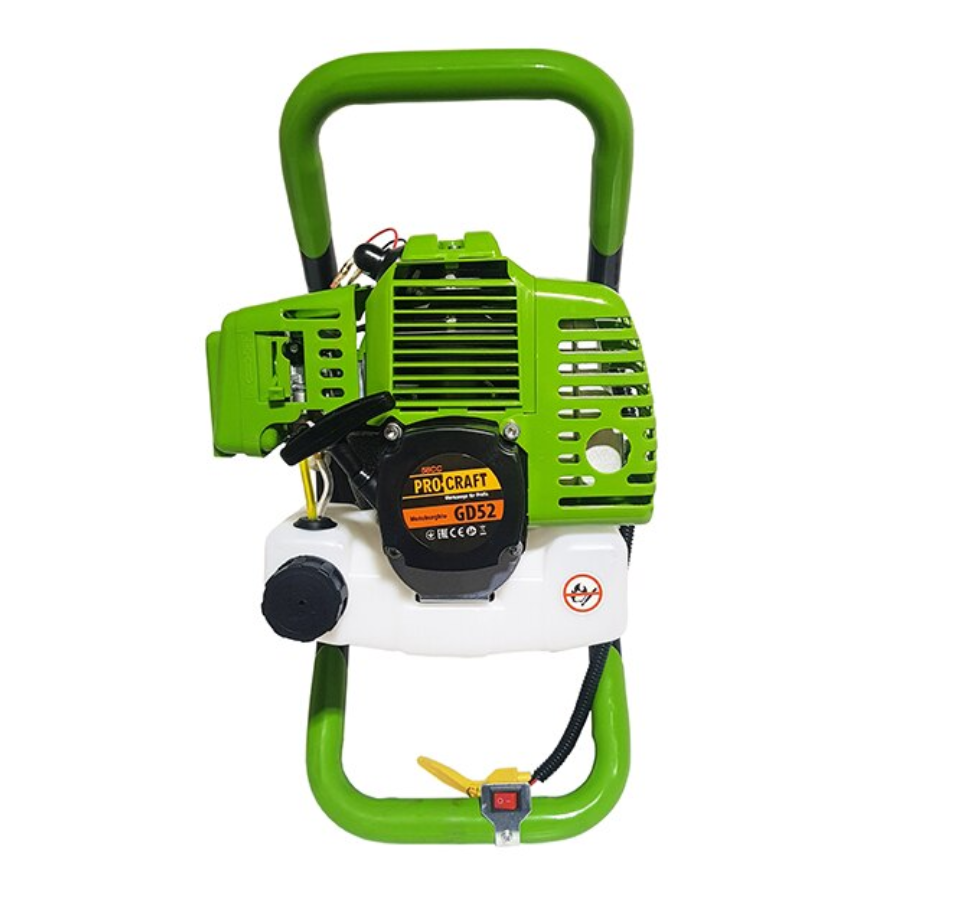 Motoburghiu pamant Procraft GD52, 2.0 CP, 8000RPM + burghiu 150x800 mm