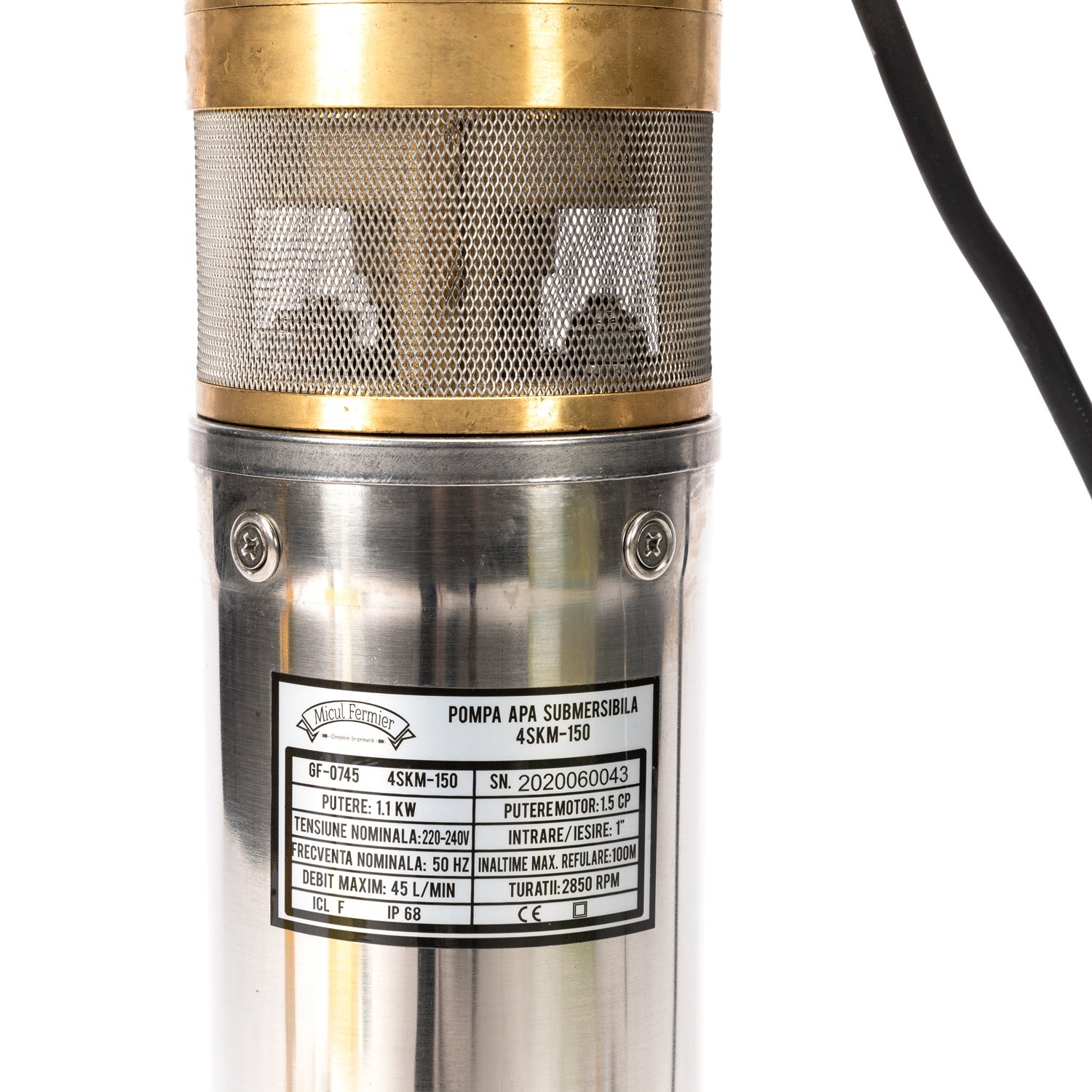 Pompa Submersibila Micul Fermier Pro 4 SKM-150 1.1 Kw