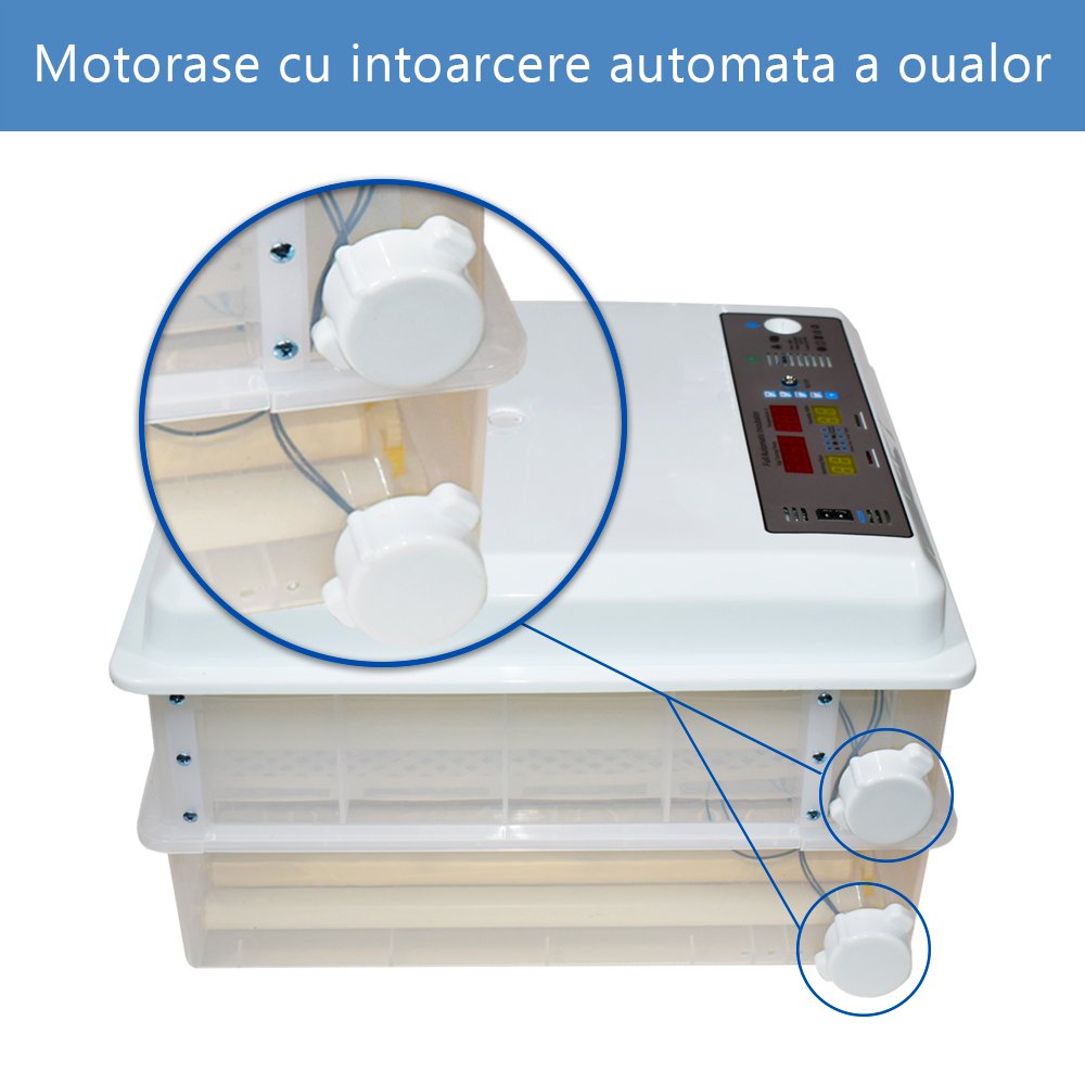 Incubator automat cu 2 etaje MS-120  oua Model 2022