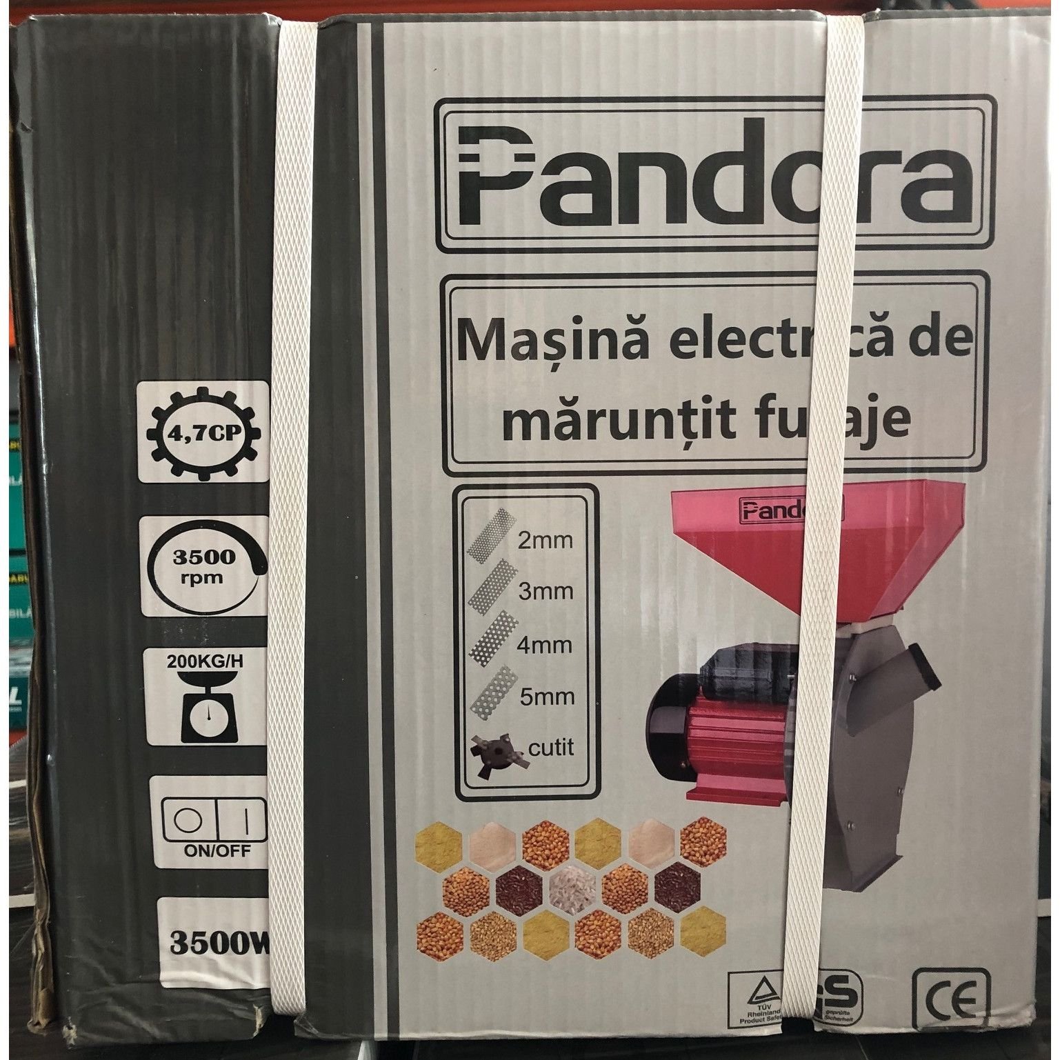 Moara Pandora 3.5KW, 200kg/ora,100% Cupru