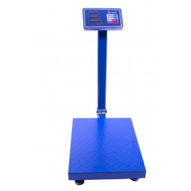 Cantar electronic comercial Blade 350 Kg, platforma otel striat, brat rabatabil, Profesional