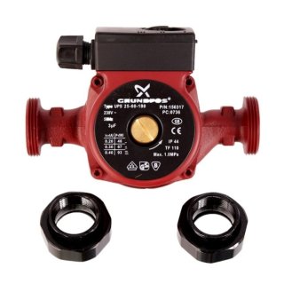 Pompa recirculare apa GR 32/60 180 mm + Olandezi si cablu alimentare