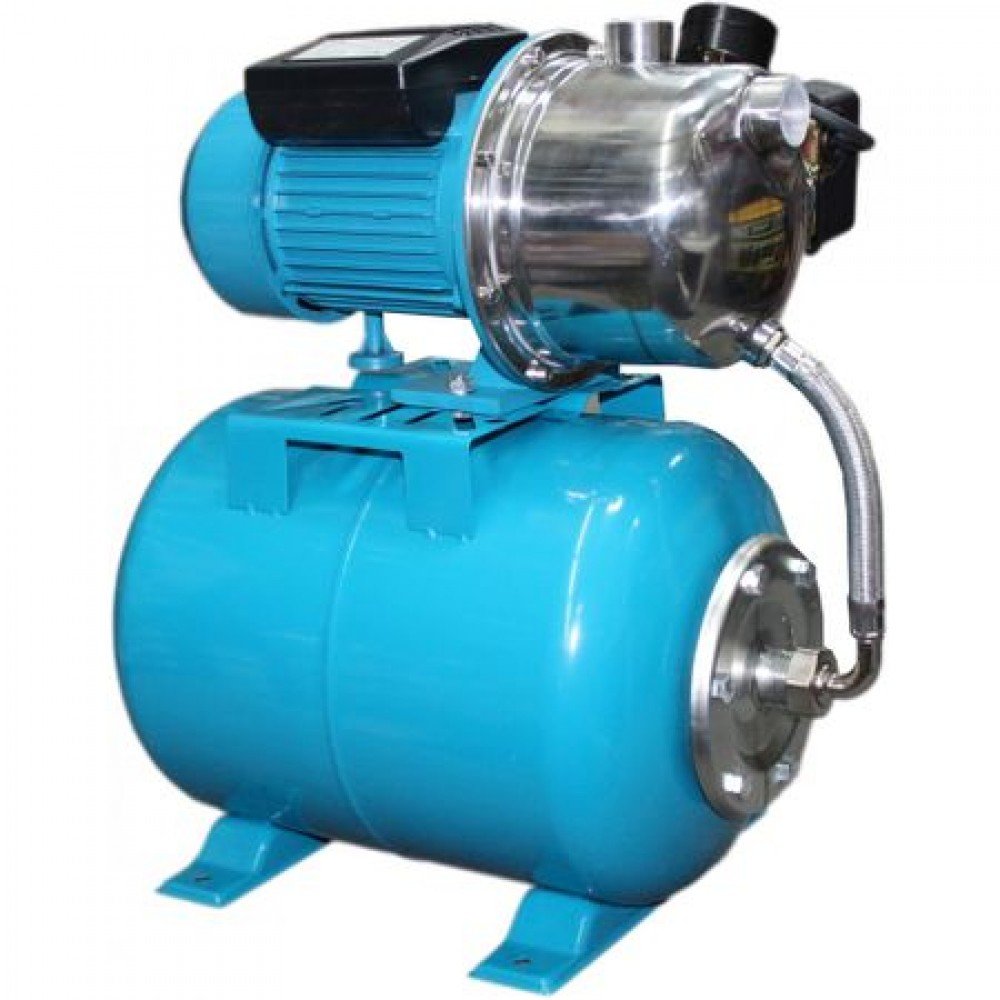 Hidrofor de mare putere Elefant Aquatic AUTOJS80, 1000 W, 50 l/min, rezervor 24 l, inox-otel