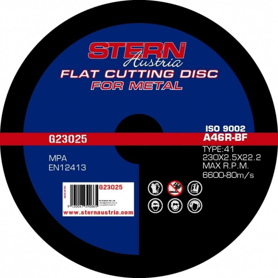 Set 5 discuri abrazive flex pentru taiere metal, 230 x 2.5 mm