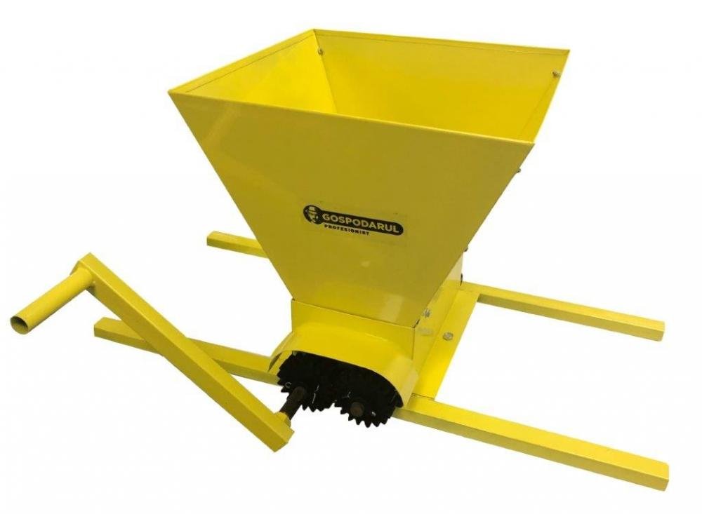 Zdrobitor de struguri Manual cu cuva de 20Litri - Gospodarul Profesionist