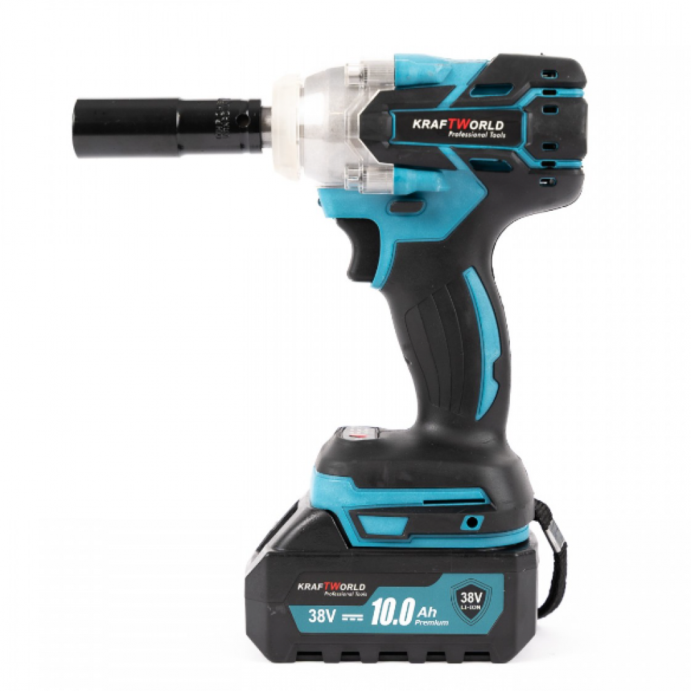 Set bormasina impact + flex, 2 acumulatori, 38v, 10ah, cutie depozitare