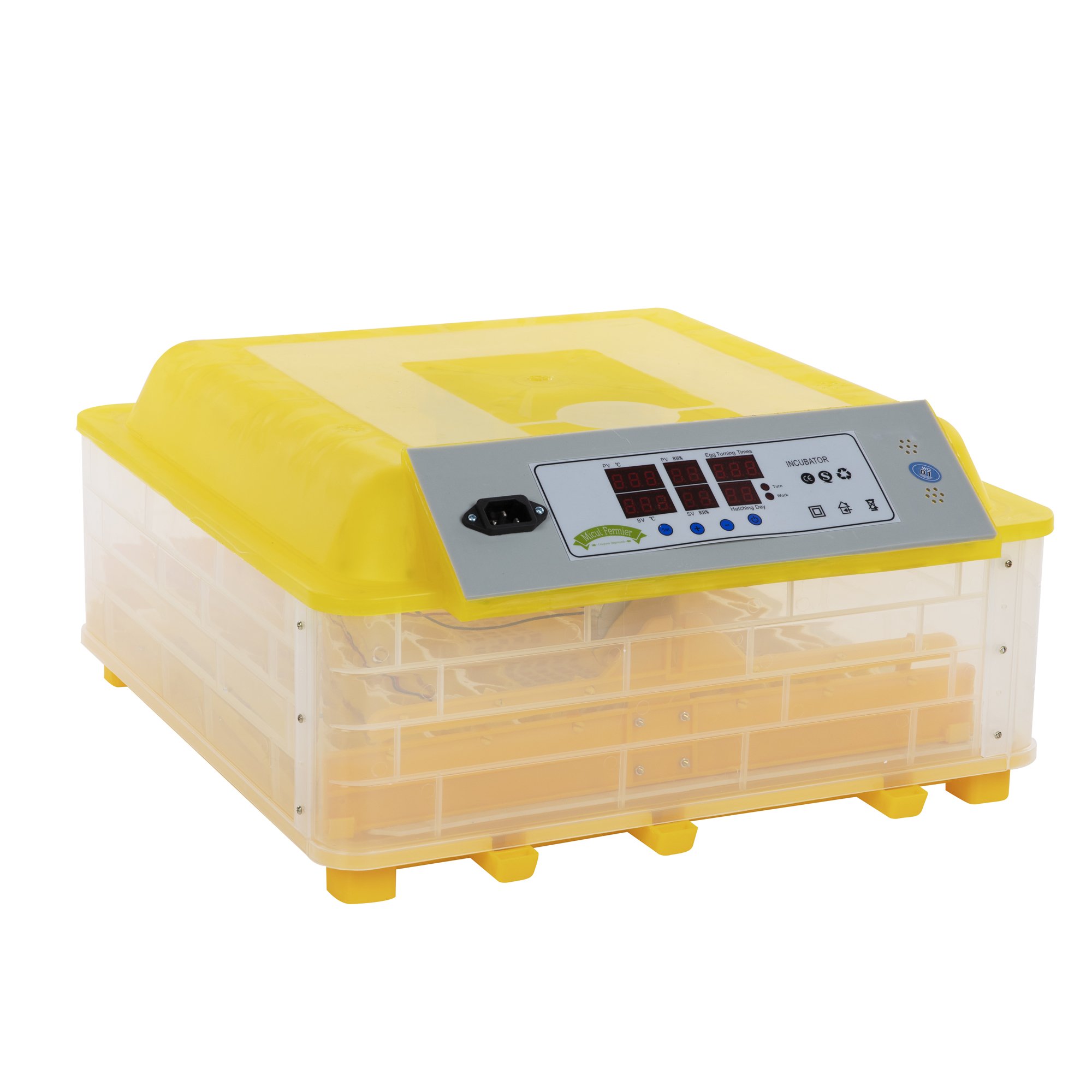Incubator automat 48 oua gaina sau 132 prepelita