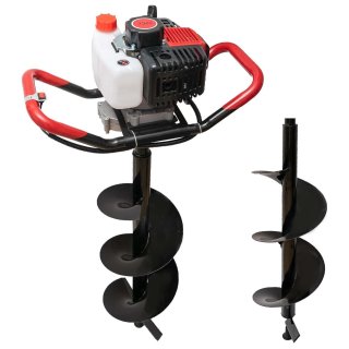 Pachet Motoburghiu pamant Ural-Mash GSA 2.4CP + 2 x Burghiu 100/150mm/800mm